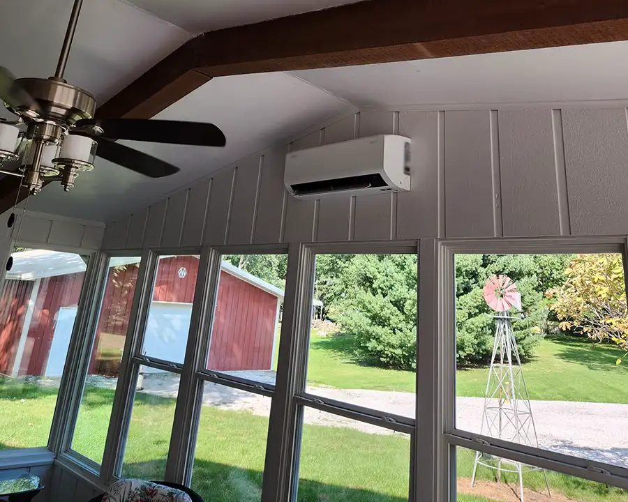 Bliss heating and cooling - Room additions, sunrooms, mini split to keep extra room regulated - Springfield, IL
